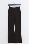 SWAYING/KNIT bootcut knitted loose trousers SW23SS3B14 dark gray PS60